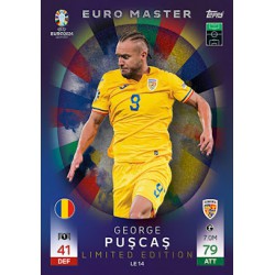 Topps Match Attax UEFA EURO 2024 Euro Master Limited Edition George Pușcaș (Romania)